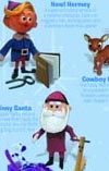 Rudolph The Red-Nosed Reindeer Christmas 2009 Poseable Figure Set
