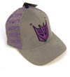 Transformers Decepticons Printed Mens Gray Skate Cap