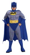 Batman The Brave And The Bold Deluxe Muscle Chest Batman Child Costume Large