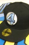 Fantastic Four Symbol Cap - Black/Black Size 7 1/2 (59.67 cm / 23.5 in)