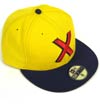 X-Men Classic Symbol Cap - Yellow/Blue Size 7 1/4 (57.7 cm / 22.75 in)