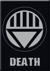 Blackest Night Magnet - Black Lantern Corps Symbol Death