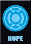 Blackest Night Magnet - Blue Lantern Corps Symbol Hope