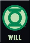 Blackest Night Magnet - Green Lantern Corps Symbol Will