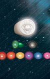 Blackest Night Lantern Corps Power Ring Spectrum Set