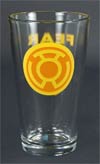 Blackest Night Toon Tumbler - Yellow Lantern Corps Symbol Fear