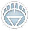 Blackest Night Brightest Day Pin - White Lantern Corps Symbol
