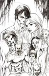 True Blood #1 Incentive J Scott Campbell Virgin Sketch Cover