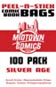 Silver Age Size Peel-N-Stick Comic Book Bags 100-Pack