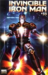 Invincible Iron Man #33 Incentive Brandon Peterson Tron Variant Cover