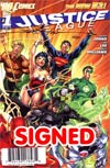 Justice League Vol 2 #1 DF Signed By Scott Williams