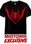 Ultimate Spider-Man Symbol Fall Out 4 Midtown Exclusive T-Shirt Medium