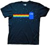 Doctor Who Nyan TARDIS Blue T-Shirt X-Large