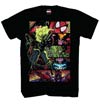 Marvel Heroes Verticraze Black T-Shirt Large