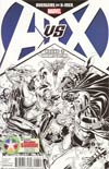 Avengers vs X-Men #2 Variant DCD Summit 2012 Sketch Cover (limit 1 per customer)