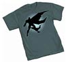 Dark Knight Silhouette By Frank Miller T-Shirt XX-Large