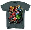 Marvel Heroes Slices Previews Exclusive Charcoal T-Shirt Medium