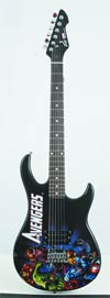 Marvel Comics Rockmaster Electric Guitar - Avengers
