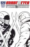 Snake Eyes & Storm Shadow #14 Incentive Andrea Di Vito Sketch Cover