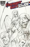 Danger Girl GI Joe #1 Incentive J Scott Campbell Sketch Cover