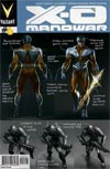 X-O Manowar Vol 3 #6 Variant Jelena Kevic-Djurdjevic Character Design Cover