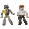 Walking Dead Minimates Rick & Zombie 2-Pack SDCC 2012 Exclusive