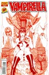 Vampirella Vol 4 #25 DF Exclusive Blood Red Risque Cover