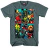 Guardians Of The Galaxy Power Of Six Silver T-Shirt XX-Large