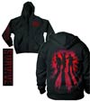 Walking Dead Survive Silhouette Previews Exclusive Zip-Up Hoodie Medium