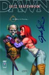 Dawn 2012 Joseph Michael Linsner Signed Sketchbook