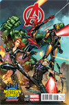 Avengers Vol 5 #1 Midtown Exclusive J Scott Campbell Connecting Variant Cover (Part 3 of 3)