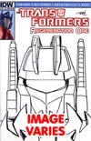 Transformers Regeneration One #81 Incentive Daniel Khanna Hand-Drawn Sketch Variant Cover