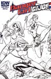 Danger Girl GI Joe #3 Incentive J Scott Campbell Sketch Cover