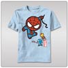 Marvel Kawaii Character Fly By T-Shirt Large