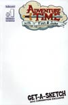 Adventure Time #1 SDCC Get-A-Sketch Variant Cover