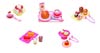 Hello Kitty Re-Ment Cake Shop Mini Figure Blind Mystery Box Display