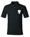 Punisher Skull Black Polo Large