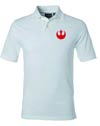 Star Wars Rebel Symbol White Polo X-Large