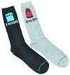 Doctor Who Crew Socks 2-Pack - TARDIS & Dalek