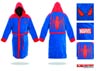 Spider-Man Bathrobe - Red & Blue Hooded Cotton