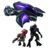 Halo 4 Die-Cast Ghost With 2-Inch Figures
