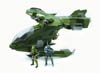 Halo 4 Die-Cast Hornet With 2-Inch Figures