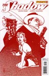Shadow Vol 5 #6 Incentive Howard Chaykin Blood Red Cover