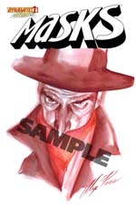 Masks #1 Incentive Alex Ross Hand-Painted Cover - Shadow - Customer Preorders