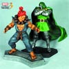 Dr Doom vs Akuma 1/4 Scale Statue Set