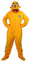 Adventure Time Jake 1-Piece Pajama X-Large