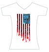 Walking Dead Flag Womens T-Shirt Large