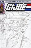 GI Joe A Real American Hero #184 Incentive Larry Hama Sketch Variant Cover