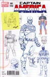 Captain America Vol 7 #1 Incentive Jerome Opena Design Variant Cover