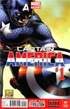 Captain America Vol 7 #1 Incentive Joe Quesada Variant Cover